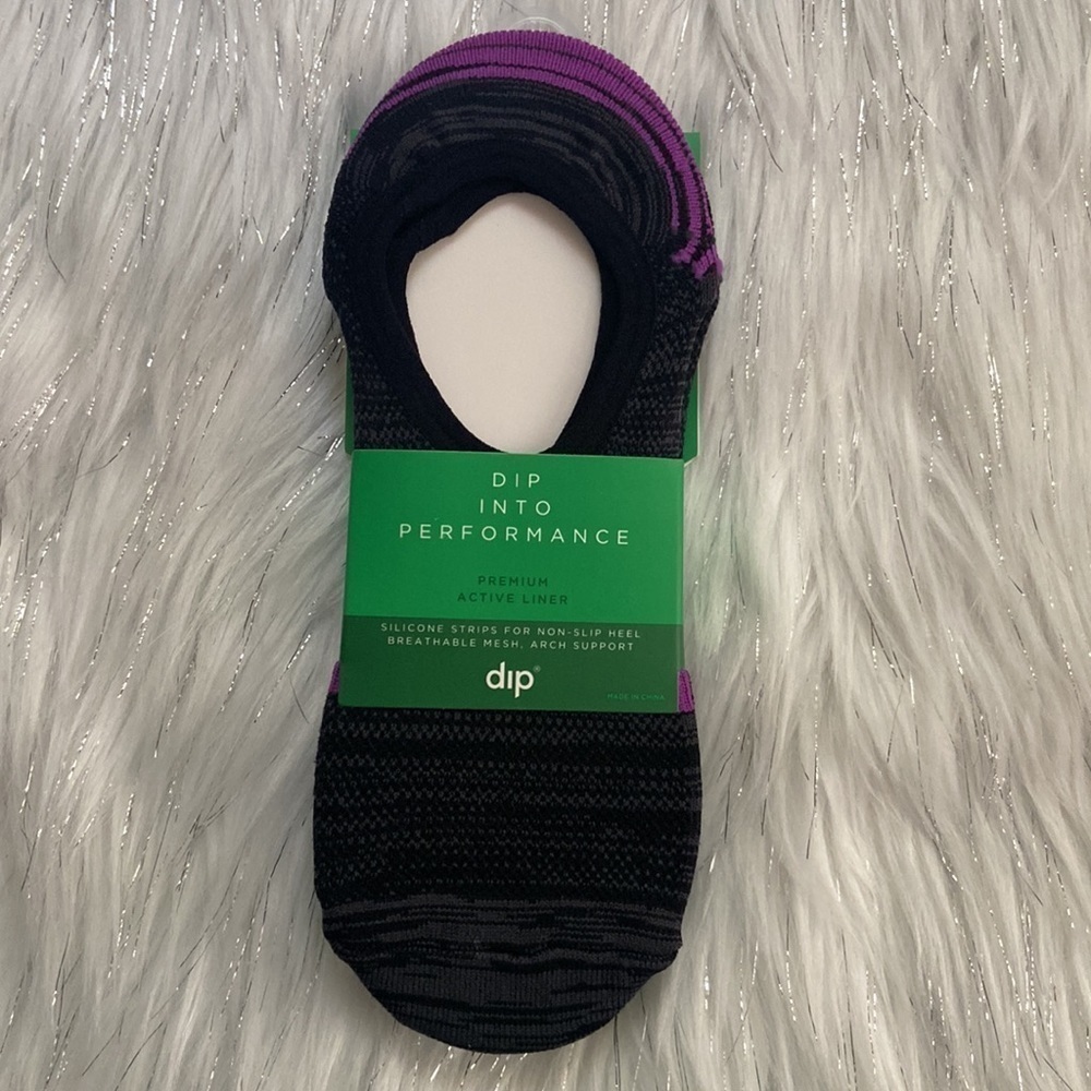 Dip into Performance Premium Active Liner Socks, 3 pack
